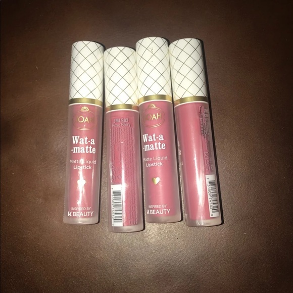 4 JOAH WAT-a-MATTE Rose Berry pink liquid lipstick - Picture 2 of 5